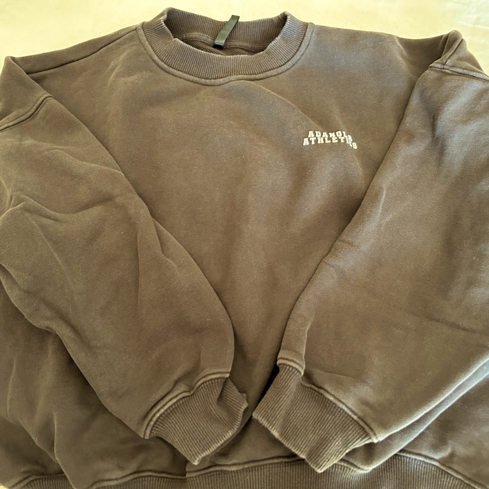 Adanola brown cozy sweatshirt